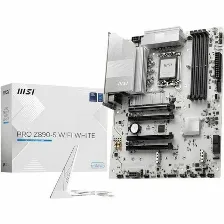 Tarjeta Madre Msi Pro Z890-s Wifi White, Socket Lga1851, 4x Ddr5,2x Hdmi Displayport, 6x Usb, 2x Type-c Atx